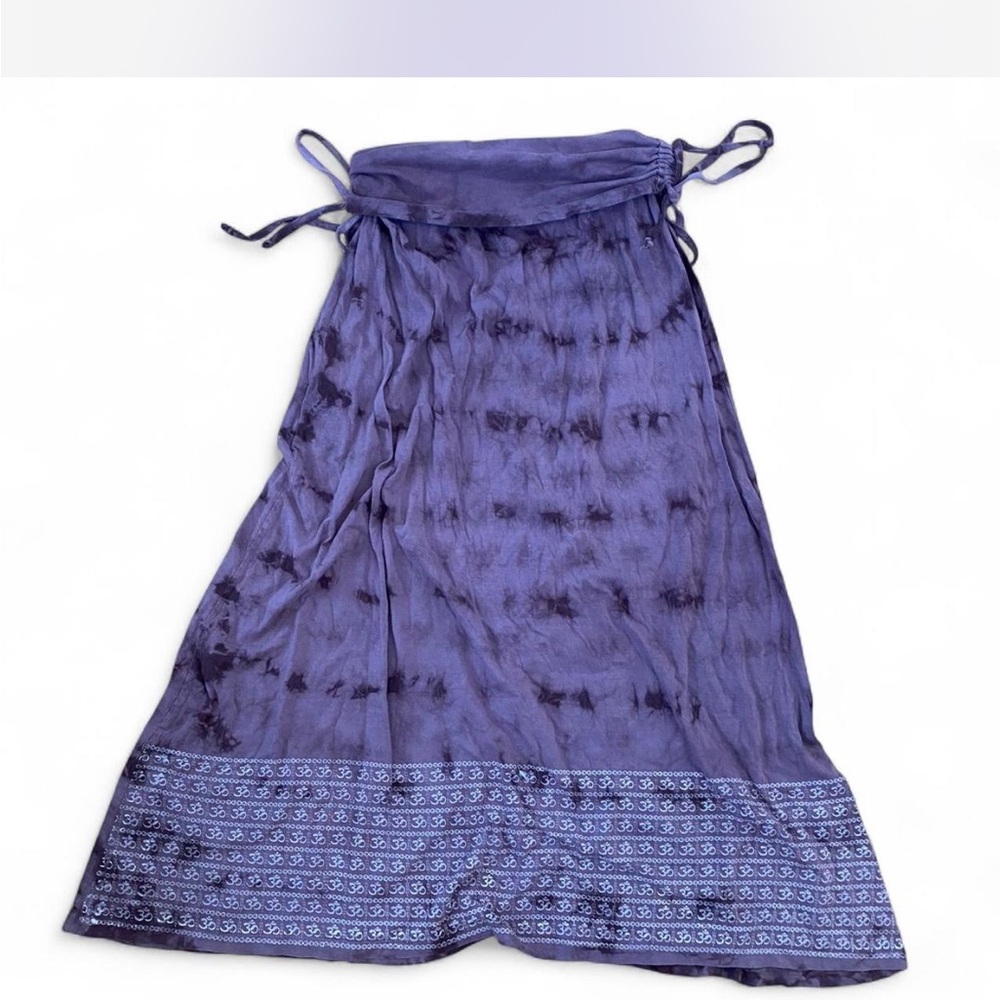 Purple Tie-Dye Women's Skirt